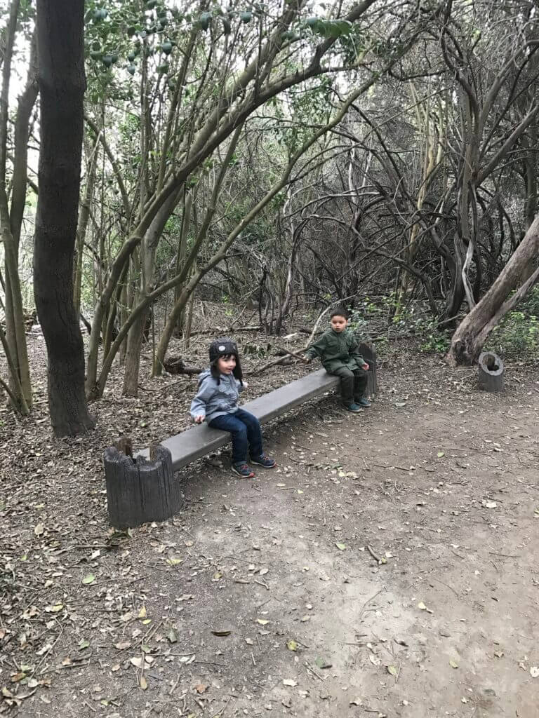 Boys on bench